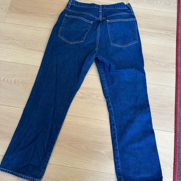 AGOLDE Pinch Waist High Rise Kick Flare Crop Jeans - Picture 2 of 4